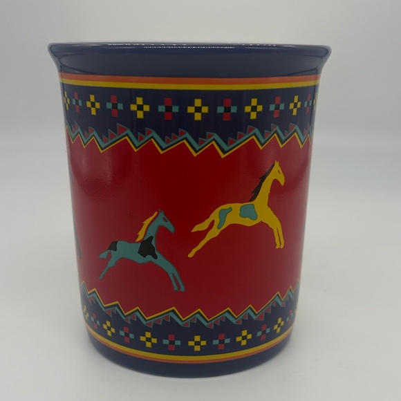 Pendleton Mills Celebrate the Horse Tribal Blanket 18oz Mug Legendary Collection - Picture 2 of 5